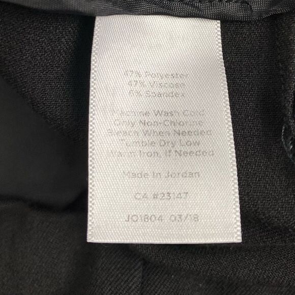 Talbots Women's Refined Bi-Stretch Straight-Leg Pants size 14P Black - Picture 6 of 7